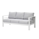 All-Weather Patio Sofa & Cushions, 3 Seat Outdoor Couch
