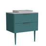 Elena - Modern Bathroom Vanity With Sink With Ample Storage, 2 Soft Close Drawers