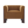 Accent Chair With Tight Back For Living Room
