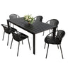 7 Piece Dining Set With Stackable Chairs