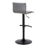 Mara - Adjustable Barstool (Set of 2) - Black Metal
