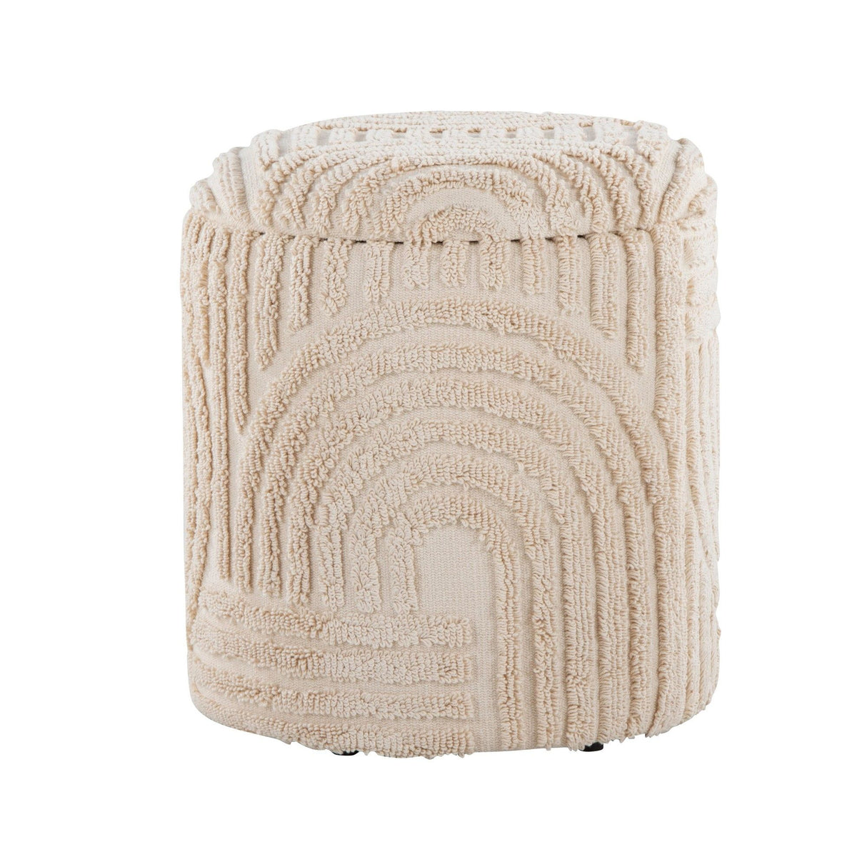 Tahoe - Sand Ottoman - Beige Cotton