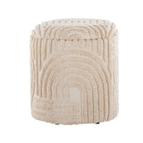 Tahoe - Sand Ottoman - Beige Cotton