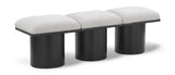 Pavilion - 3 Piece Modular Bench With Black Base
