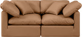 Indulge - Faux Leather 2 Seat Modular Sofa