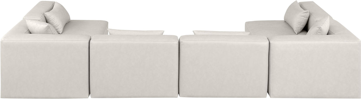 Cube - 6 Piece Modular Armless Sectional