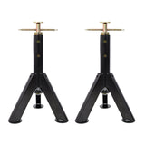 RV Adjustable Telescoping Stabilizer Jack Stand Supports Stabilizer, 16" To 30" (Set of 2) - Black
