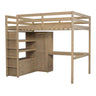 Loft Bed With Built In Wardrobe, Desk, Shelves And Drawers