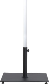 Amalfi - Aluminum Patio Umbrella - Black Base / White Pole