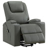 Armstrong - Upholstered Power Lift Massage Recliner