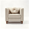Chesterfield Accent Tufted Square Arm Side Chair
