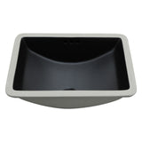 Modern Ceramic Undermount Bathroom Sink With Overflow, High Quality