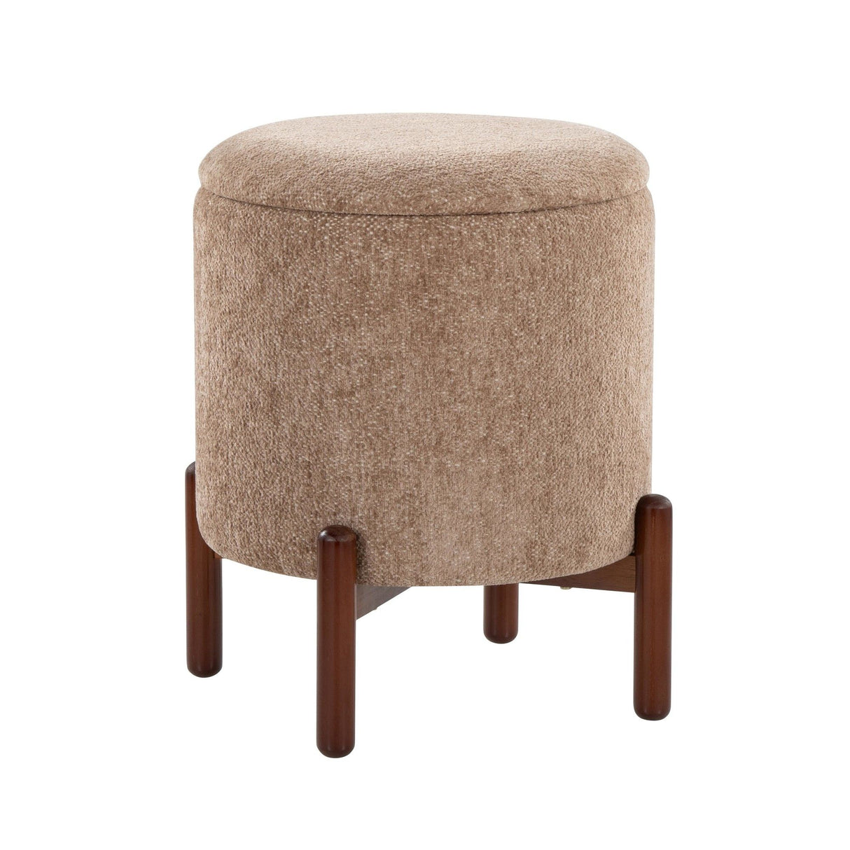 Daniella - Wood Storage Ottoman