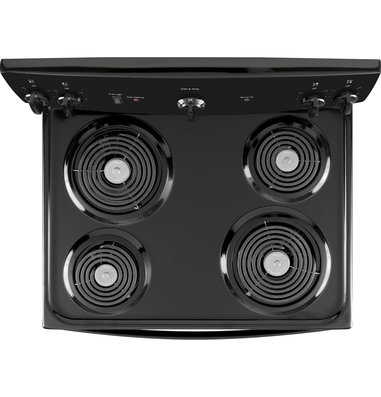 GE JBS160DMBB - 30 in. 5 cu. ft. Electric Range with Coil Burners - Black