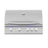 Summerset Sizzler Pro 40-in 5 Burner Built-In Natural Gas Grill w/ Rear Infrared Burner - SZRPRO40