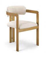Aurum - Linen Textured Fabric Upholstered Dining Chair (Set of 2)