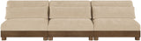 Turin - Chenille Fabric Upholstered Modular Sectional - Beige