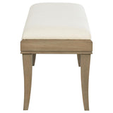 Revello - Upholstered Bench - Washed Mango