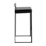Fuji - Stackable Barstool - Black Metal
