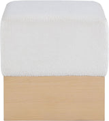 Havre - Ottoman / Stool With Natural Base