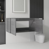 Floating Bathroom Vanity Cabinet With Soft Close Double Doors, Spacious Interior Storage, Wall Mounted, Cabinet Only