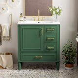 Traditional Bathroom Vanity Set With Soft Close Doors