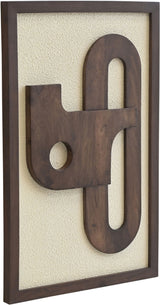 Arid - 4 Piece Two-Color Wall Art - Natural