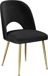 Logan - Dining Chair (Set of 2) - Gold Legs