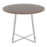 Cosmo - Canary Dining Table - Chrome Metal Base