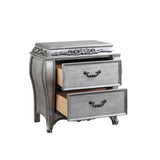 Leonora - Nightstand - Vintage Platinum