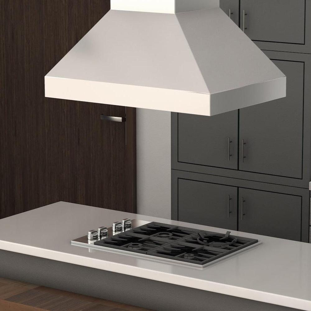 30 in. Ducted Island Mount Range Hood - (597I30) -