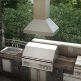 30 in. Ducted Island Mount Range Hood - (597I30) -