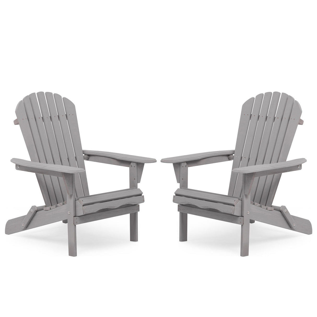 Lounge Patio Chair For Garden Outdoor Wooden Folding Adirondack Chair (Set of 2) Solid Cedar Wood Lounge Patio Chair For Garden