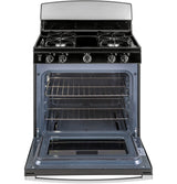 GE JGBS30RETSS - 30 in. 4.8 cu. ft. Gas Range with 4 Sealed Burners - Stainless Steel