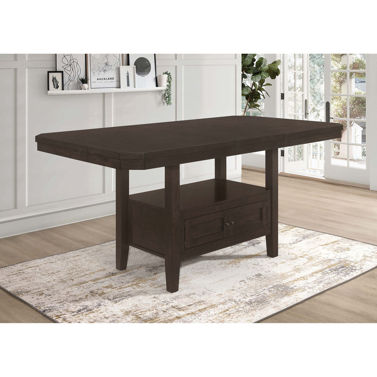 Prentiss - Extension Counter Dining Table - Cappuccino