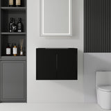 Floating Bathroom Vanity Cabinet With Soft Close Double Doors, Spacious Interior Storage, Wall Mounted, Cabinet Only
