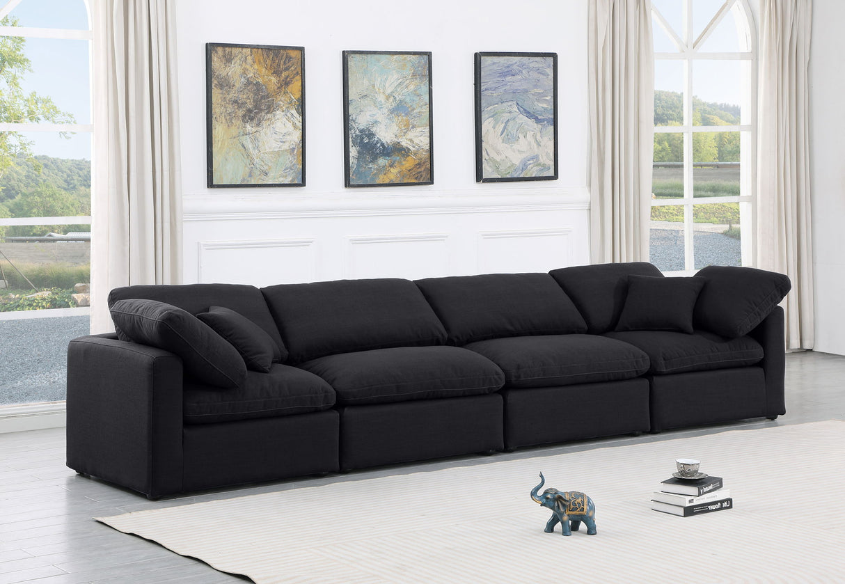 Indulge - Linen 4 Seat Modular Sofa