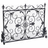 Darcie - Wrought Fireplace Screen, Ornate Design