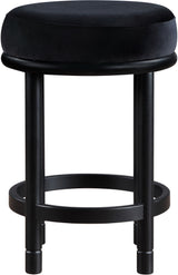 Monette - Counter Stool With Black Base