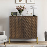 Sideboard Buffet With Storage For Living Room - Walnut