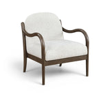 Helmsley - Performance Fabric Upholstered Accent Chair - Brown Frame