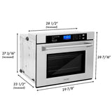Kitchen Package with Refrigerator, 30 in. Stainless Steel Rangetop, 30 in. Range Hood, 30 in. Single Wall Oven and 24 in. Tall Tub Dishwasher - (5KPRRTRH30AWSDWV) -