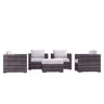 Outdoor Patio Chair Set For Patio With Foam Cushions