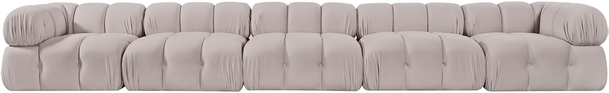 Orin - Fabric Velvet 5 Piece Modular Sofa
