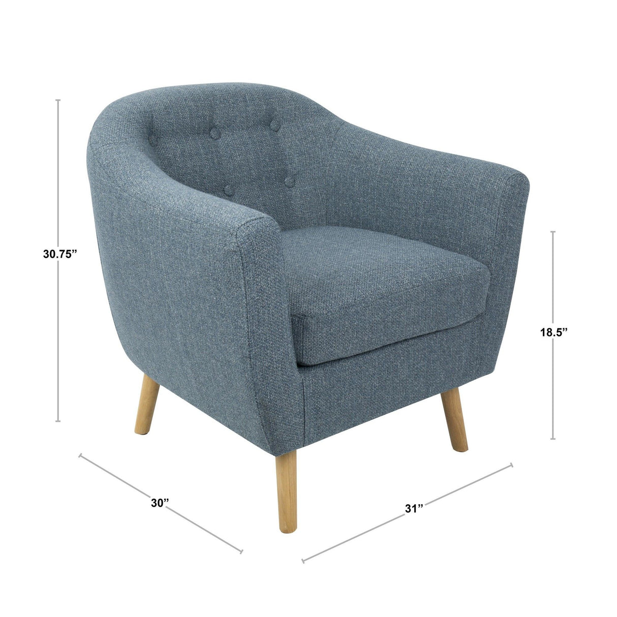Rockwell - Accent Chair - Cream