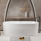 Linear Freestanding Soaker Tub
