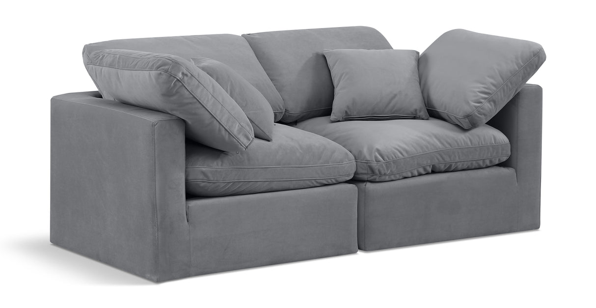 Indulge - Velvet 2 Seat Modular Sofa