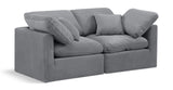 Indulge - Velvet 2 Seat Modular Sofa