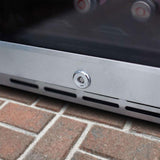 Summerset 15 Inch Outdoor Rated Fridge w/ Glass Door - RFR-15G