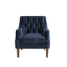 Button Tufted Accent Chair Vintage Style